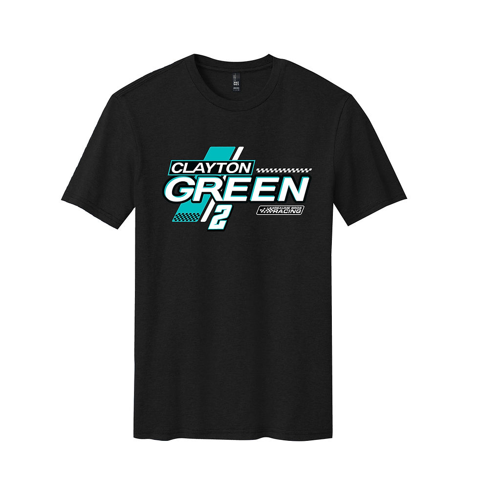Clayton Green - Race Checker Flag Tshirt