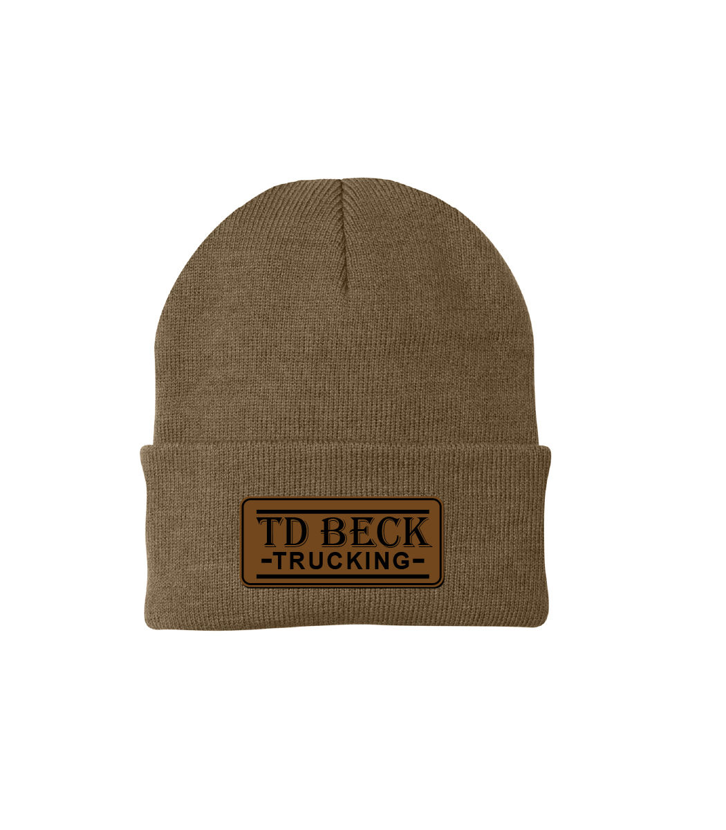 Port Authority Knit Cap, TD Beck Trucking