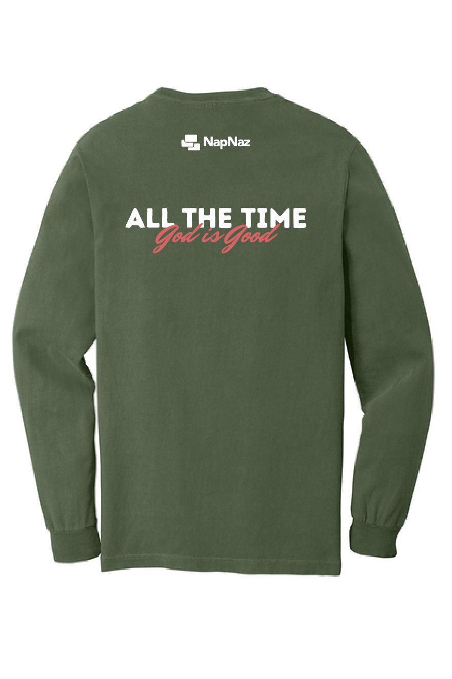 Thumbnail: God is Good - Comfort Colors Long Sleeve TShirt