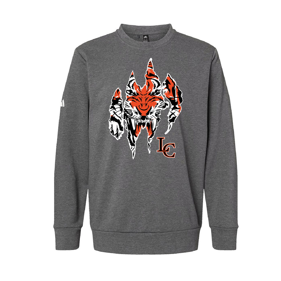 Thumbnail: Liberty Center Adidas Fleece Crewneck Sweatshirt,  Design LC2
