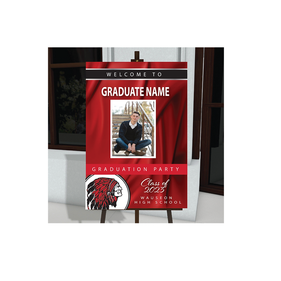 Graduation Welcome Sign - Design #7