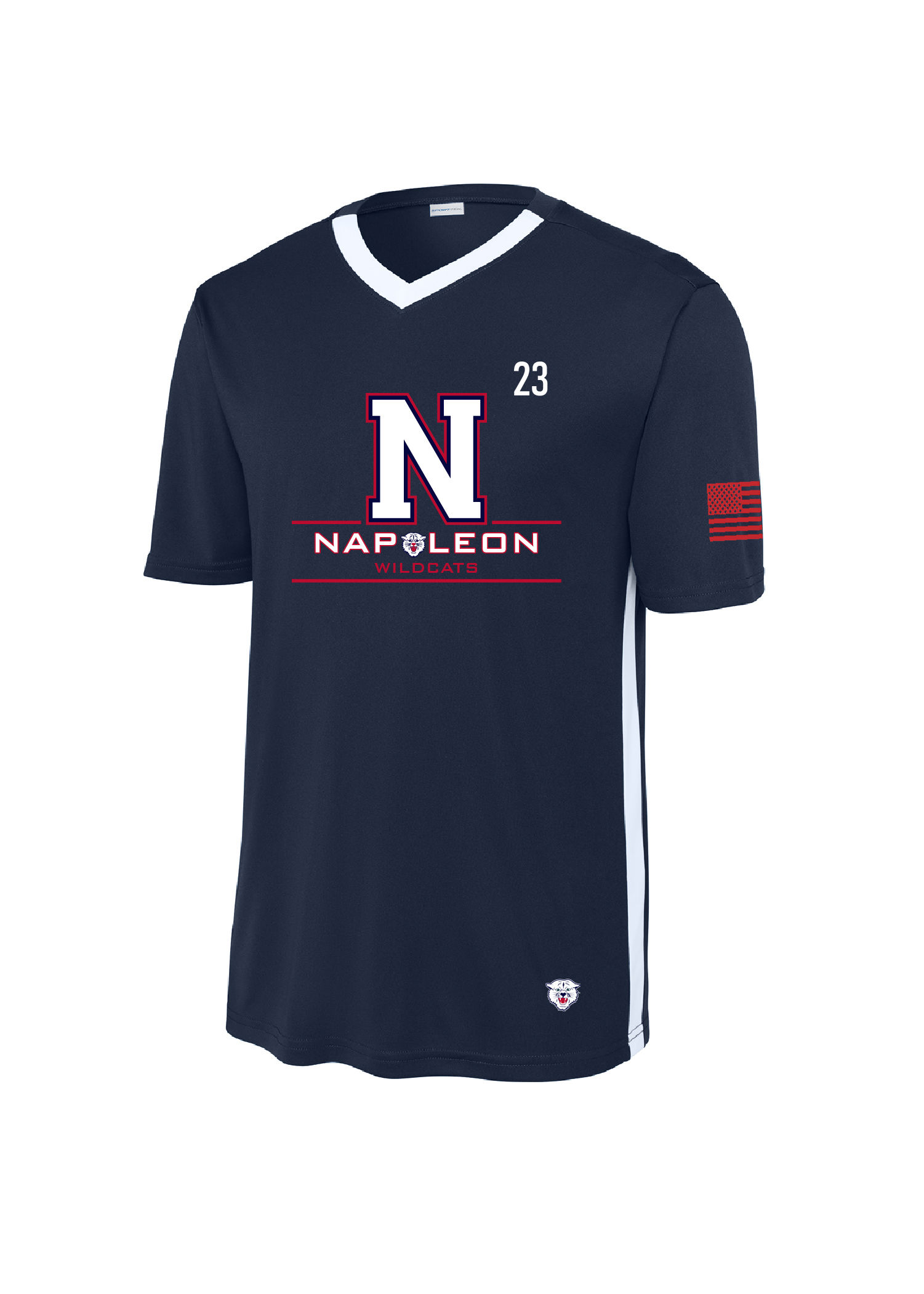 Napoleon Wildcats - Competitor V-Neck Team Jersey, NAP05