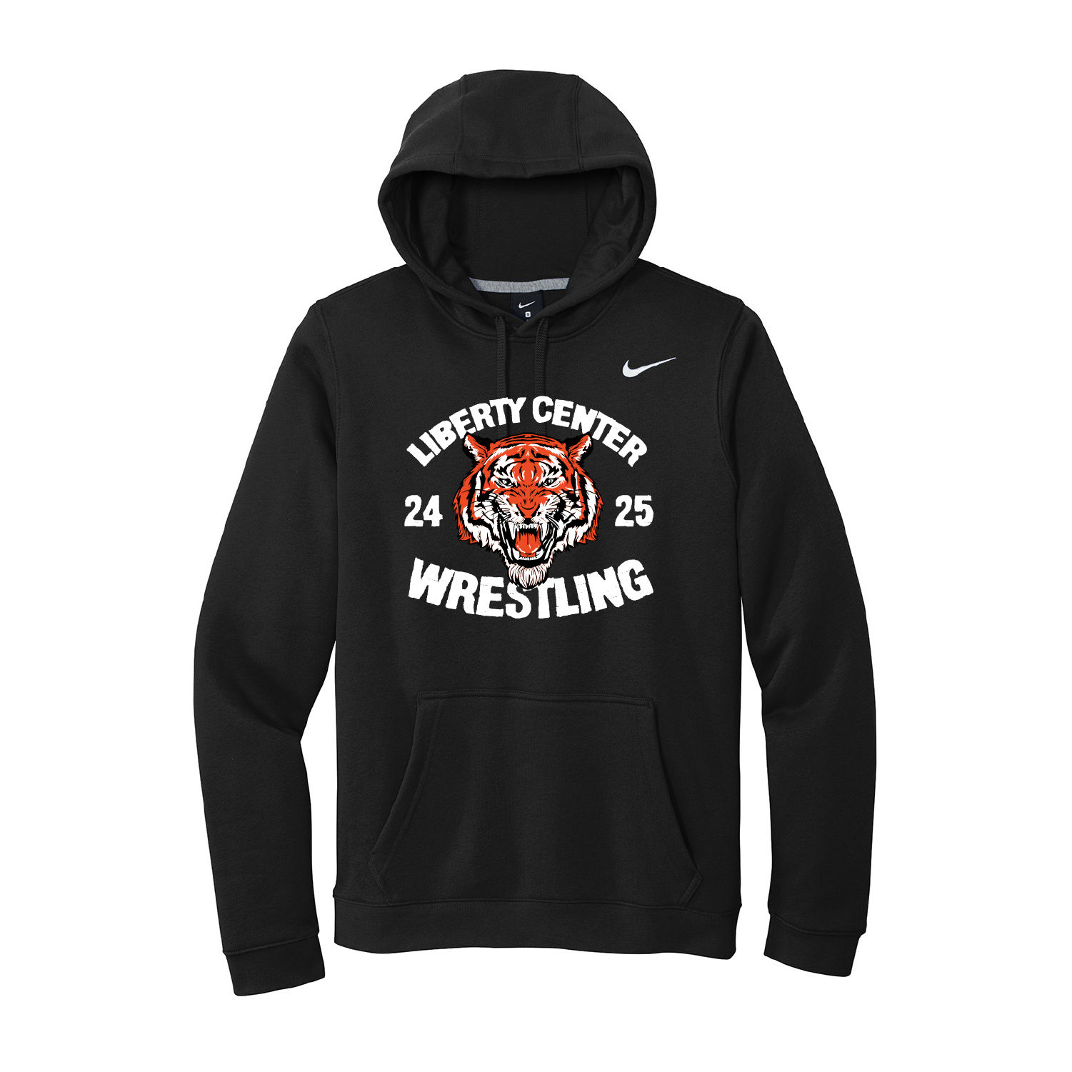 Liberty Center NIKE Club Fleece Hoodie, Design LC5