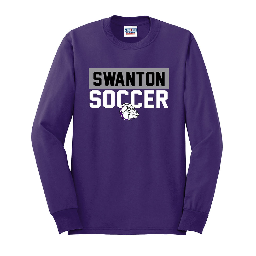 Thumbnail: Swanton Rec - 50/50 Jerzees Long Sleeve Tee, Design SW13
