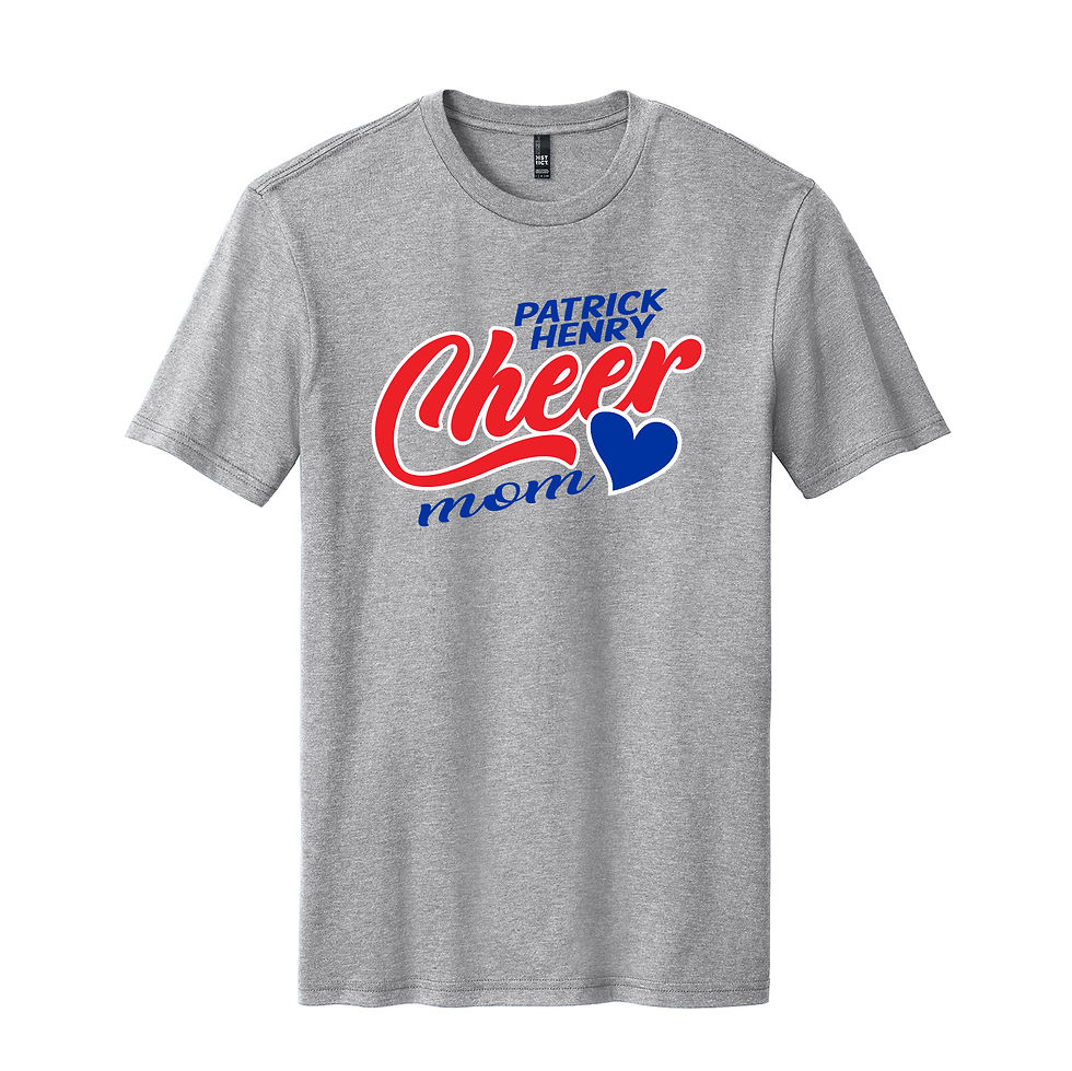 Thumbnail: Patrick Henry Cheer Mom Perfect Blend District T-Shirt,  PH09