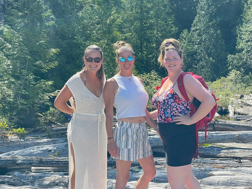 No feet in this pic because we are all wearing crocs! Haha!