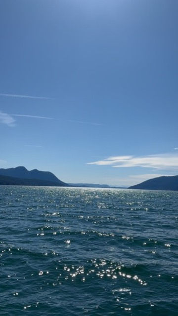 Beauty day heading to Harmony Islands
