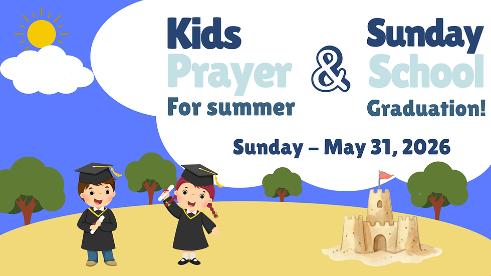 Kids Bible School Graduation