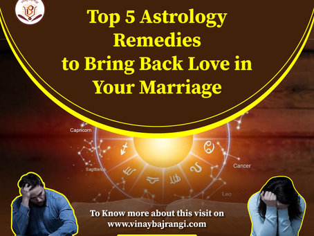 Top 5 Astrology Remedies to Regain Love in Your Marriage