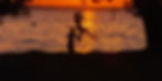 Fine Art Photography of children playing on the Sanguinet lake at sunset