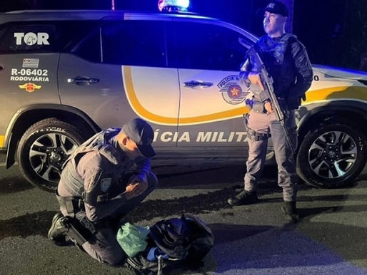 TOR prende homem por tráfico de drogas durante fiscalização na Rodovia dos Tamoios, em Caraguatatuba