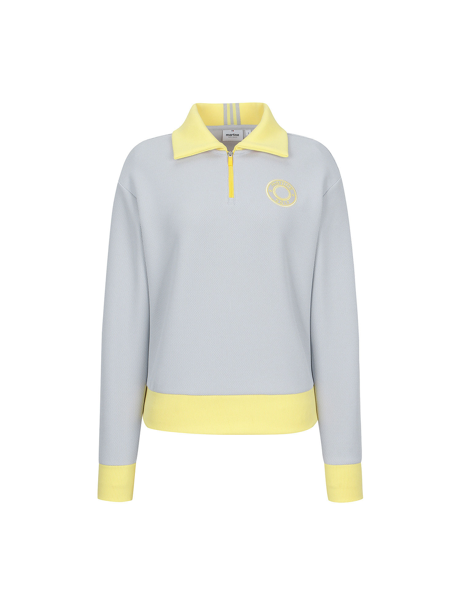 Knit Collar Half Zip-up Shirts