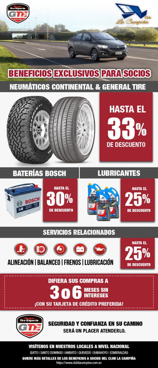 Convenio NationalTire Experts S.A.