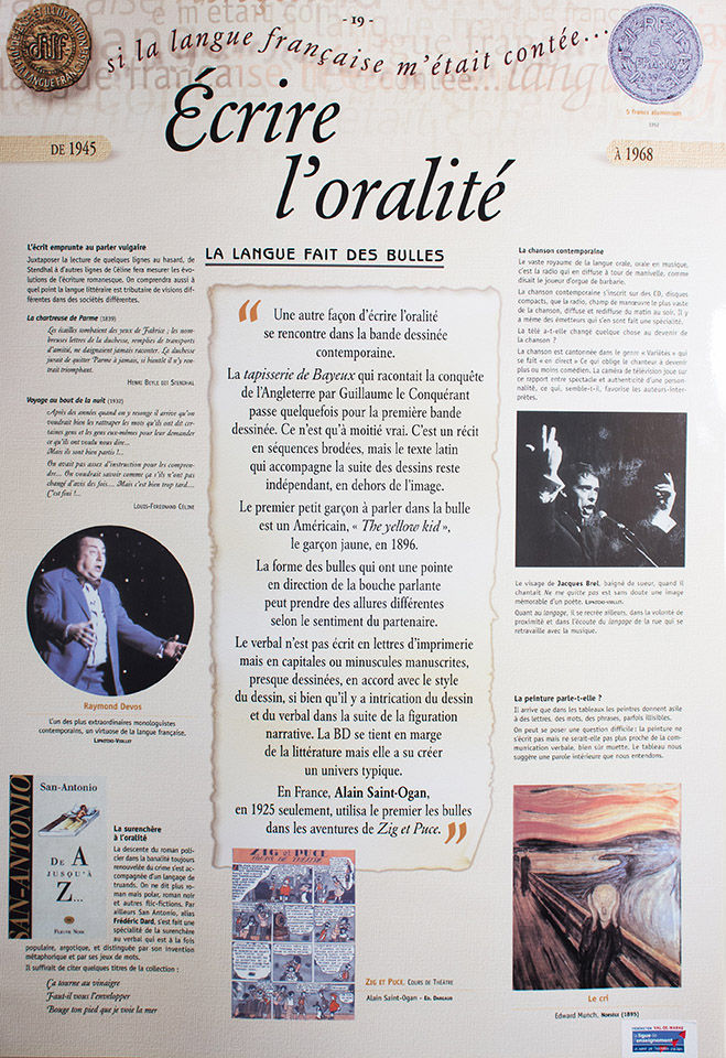 Miniature : Si la Langue Française m'était contée...