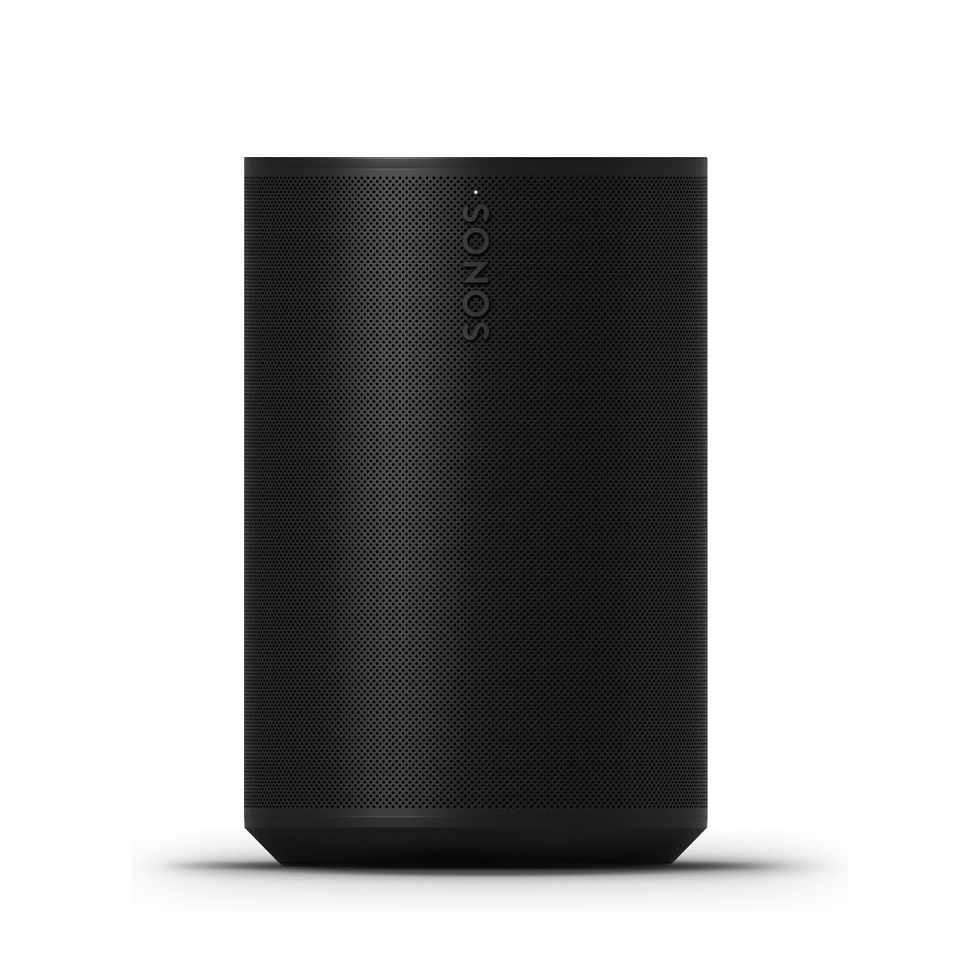 Sonos Era 100 en negro: Un diseño elegante y minimalista que se adapta a cualquier ambiente.