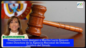 Martha Lucía Zamora designada Directora de la Agencia Nacional de Defensa Jurídica del Estado