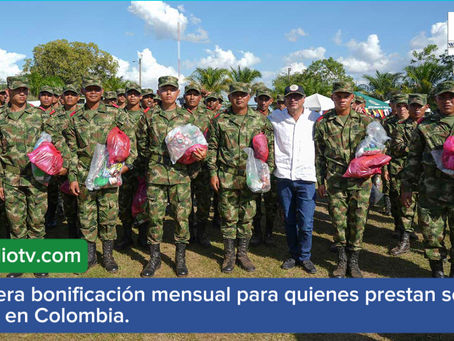 Así opera bonificación mensual para quienes prestan servicio militar en Colombia