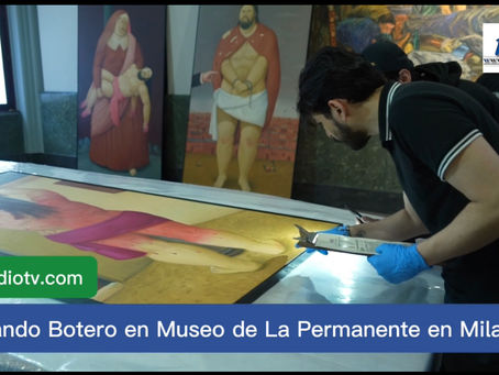 Fernando Botero en Museo de La Permanente en Milan