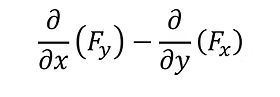 Scaling Factor for the Curl Vector (in Two Dimensions)