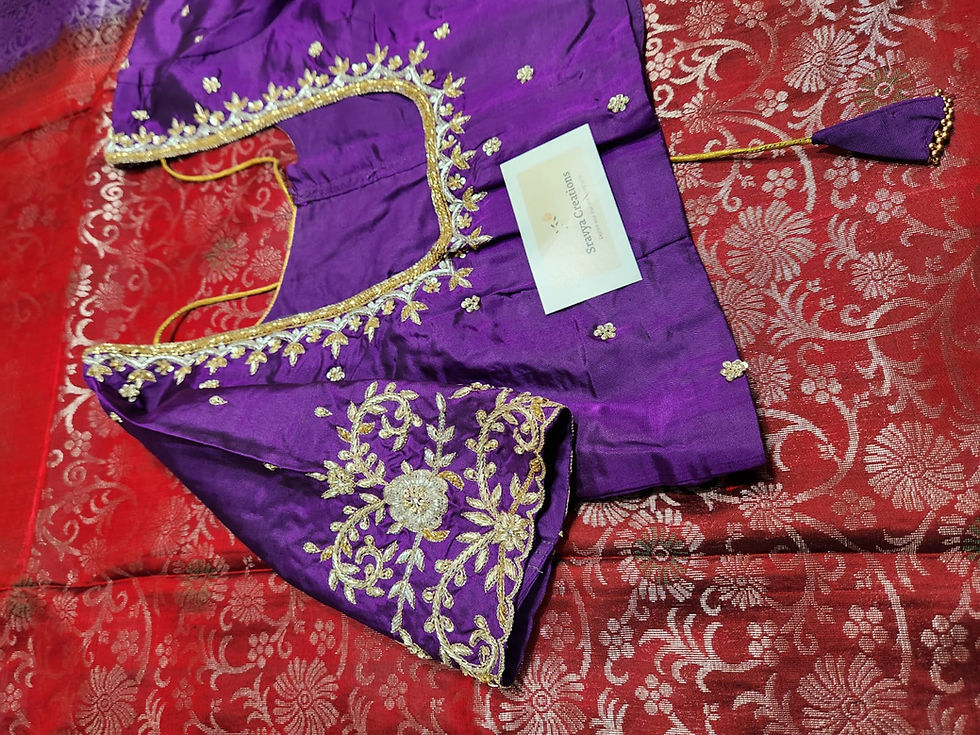 Thumbnail: Pure Handloom Double Warp Kanchipuram Silk Sare