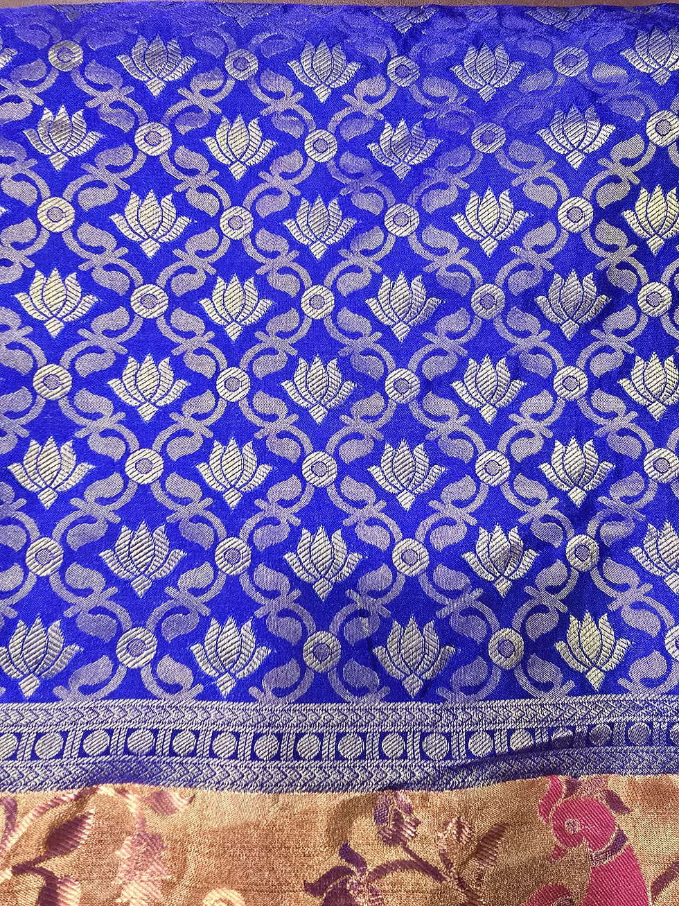 Thumbnail: Kanchipuram Silk Saree with stitched blouse