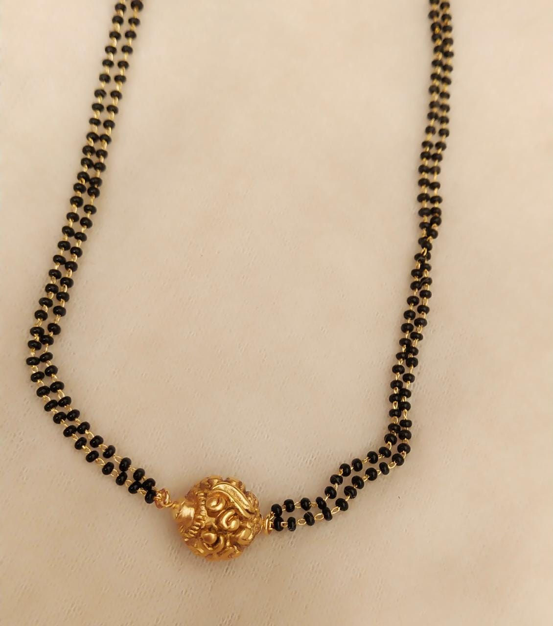 Beautiful Black Beads Mangalsutra chain