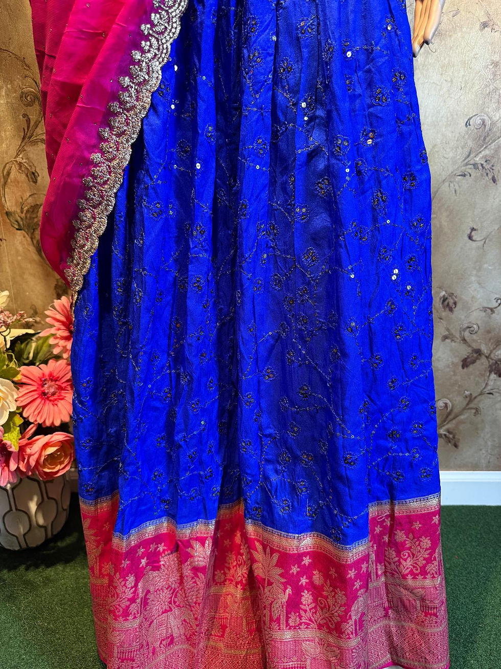 Thumbnail: Designer Lehenga/Half Saree with Dupatta
