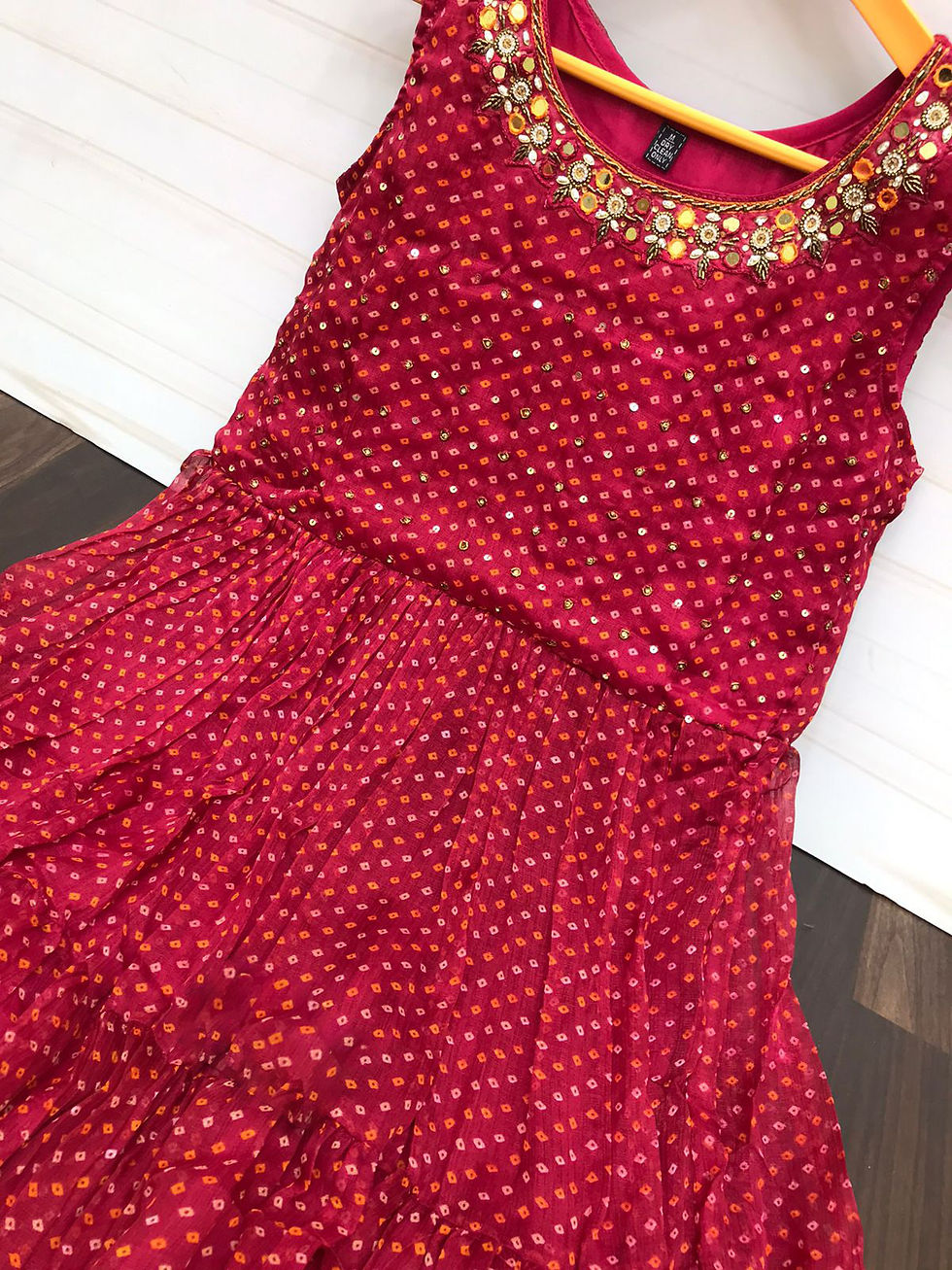 Thumbnail: Designer Georgette Long Gown