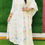 Thumbnail: Designer Cotton long gown with  Dupatta
