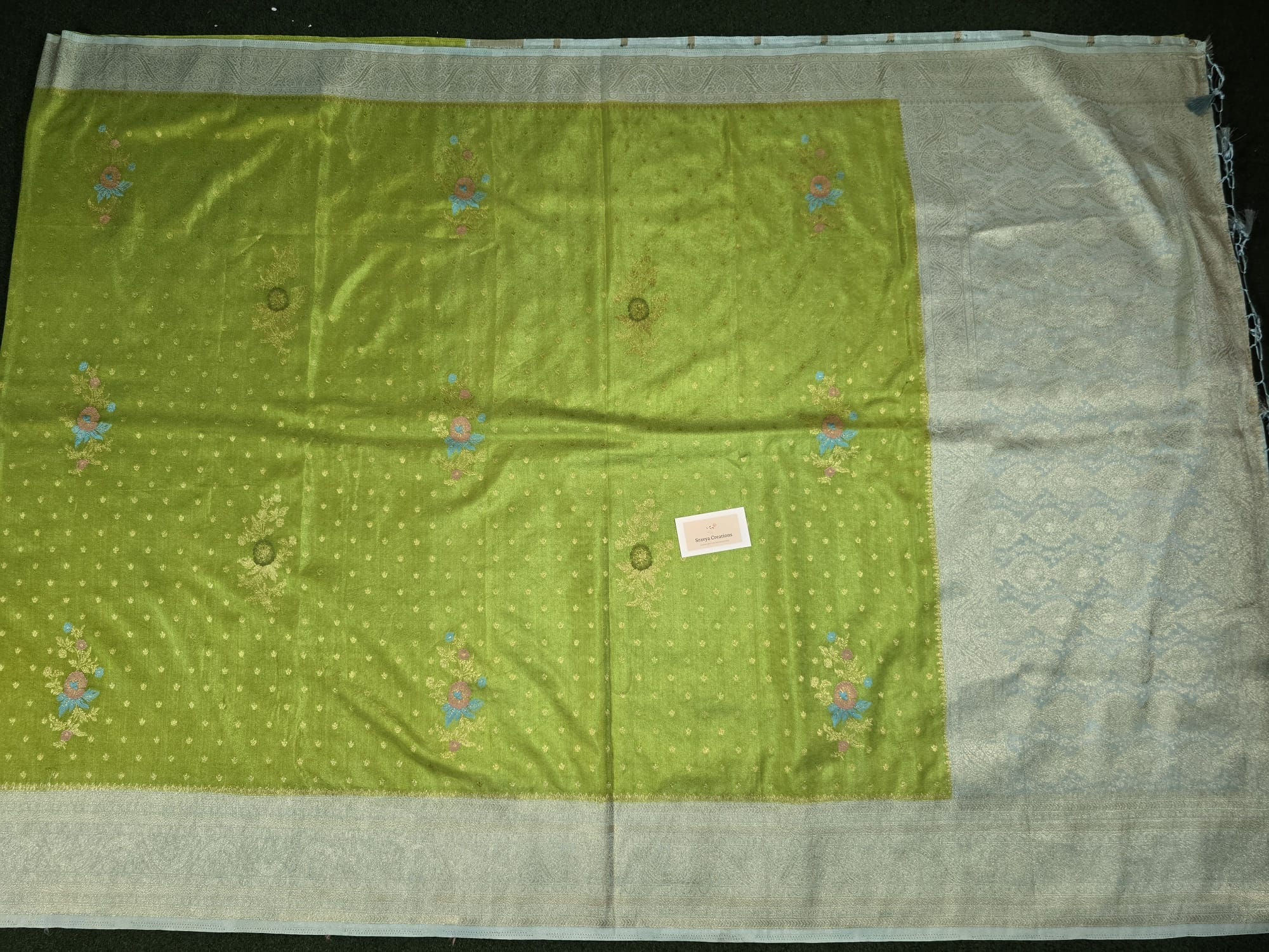 Banaras Georgette Crepe saree