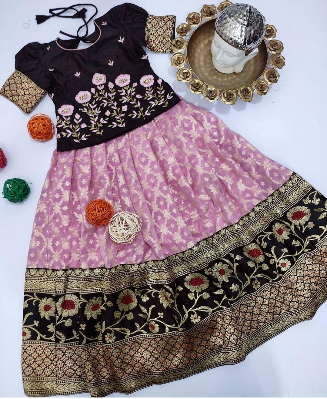 Designer Chanderi Lehenga