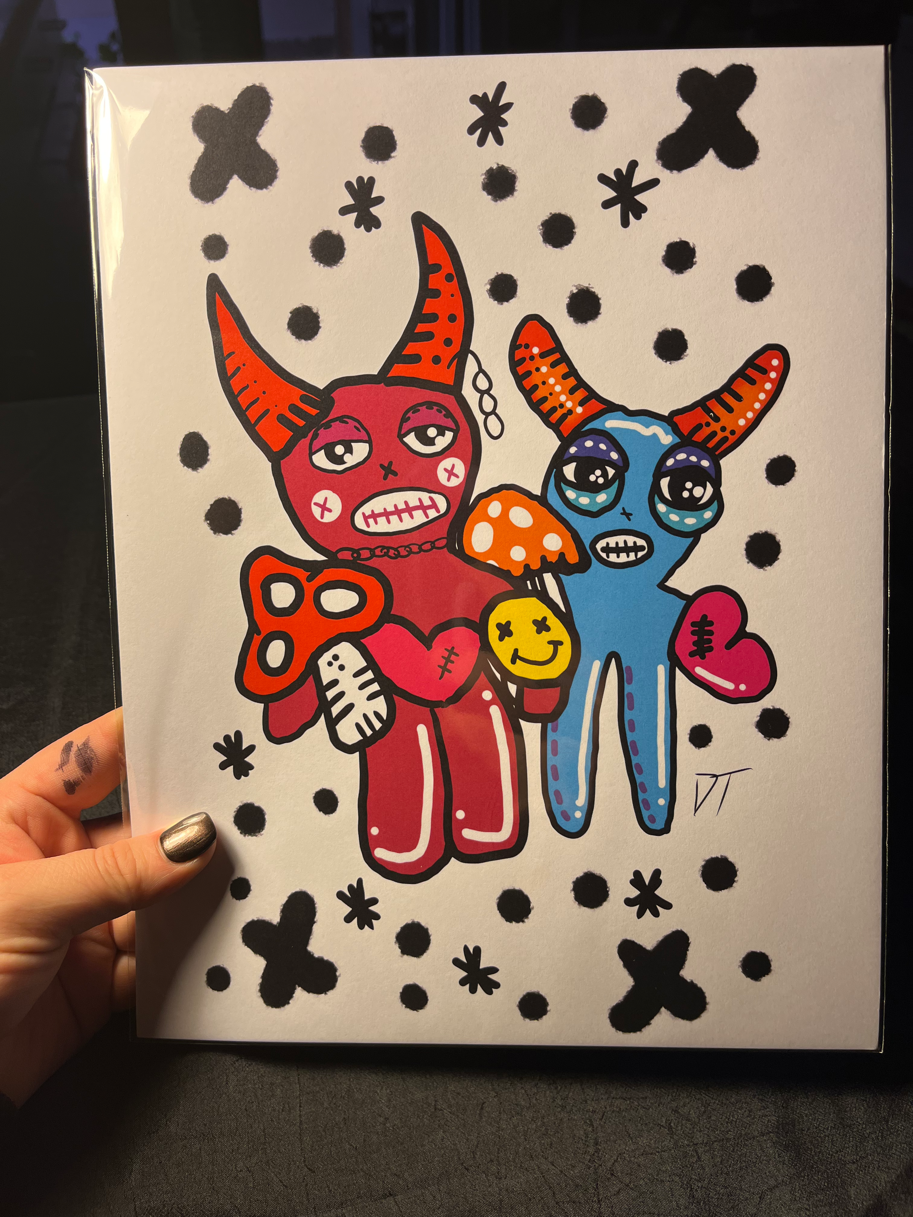 LOST FRIENDS 8.5 x 11 Print