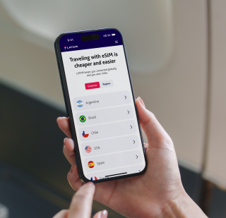 LATAM ahora ofrece servicio de eSIM para viajes