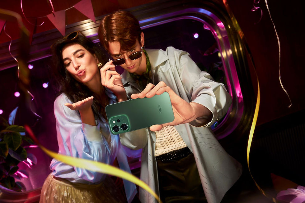 Brilla sin filtros: el nuevo OPPO Reno14F 5G llega a Chile para ti con la función Party Flash