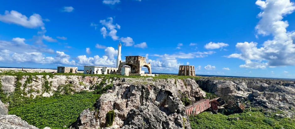 Reserva ecológica en Anguilla protege una rara especie de lagarto y miles de aves marinas