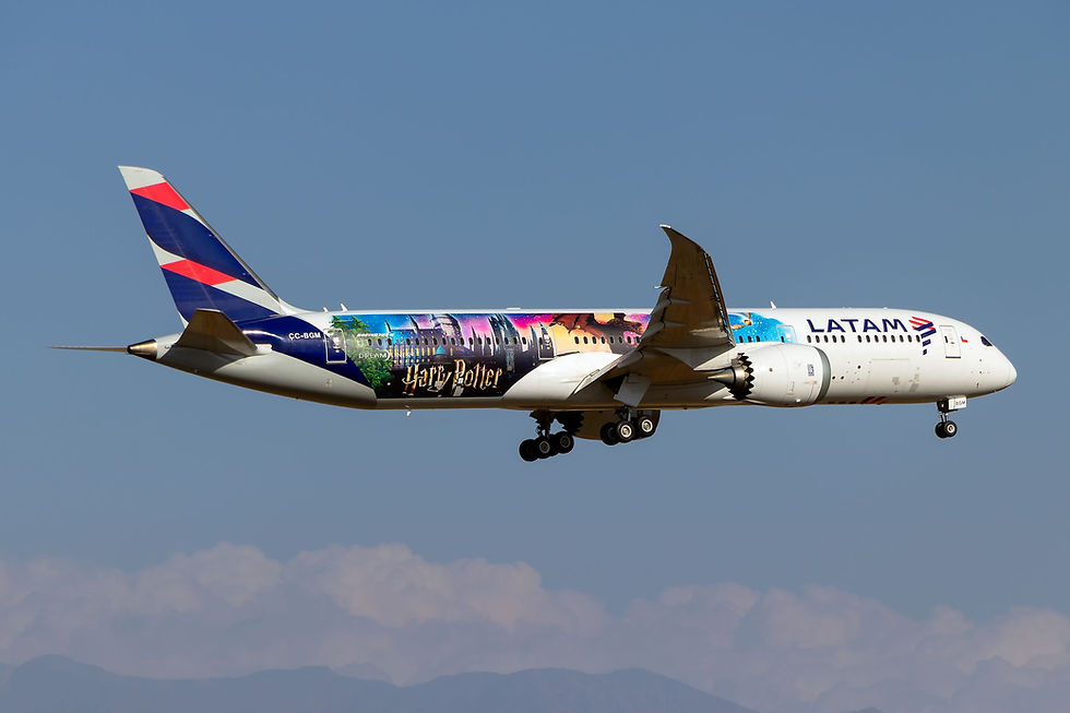 LATAM celebras  25 años de Harry Potter con vuelo temático único
