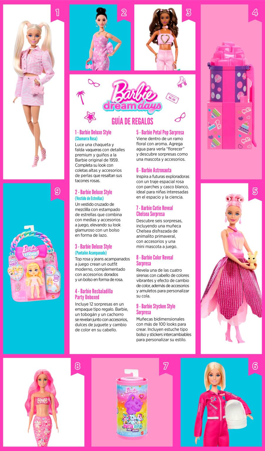 Barbie Dream Days: Mattel celebra el Día de la Mujer con la icónica muñeca