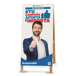 Elecciones sin residuos: Unibag lanza cartelería compostable para publicidad electoral en vía pública
