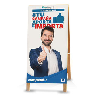 Elecciones sin residuos: Unibag lanza cartelería compostable para publicidad electoral en vía pública