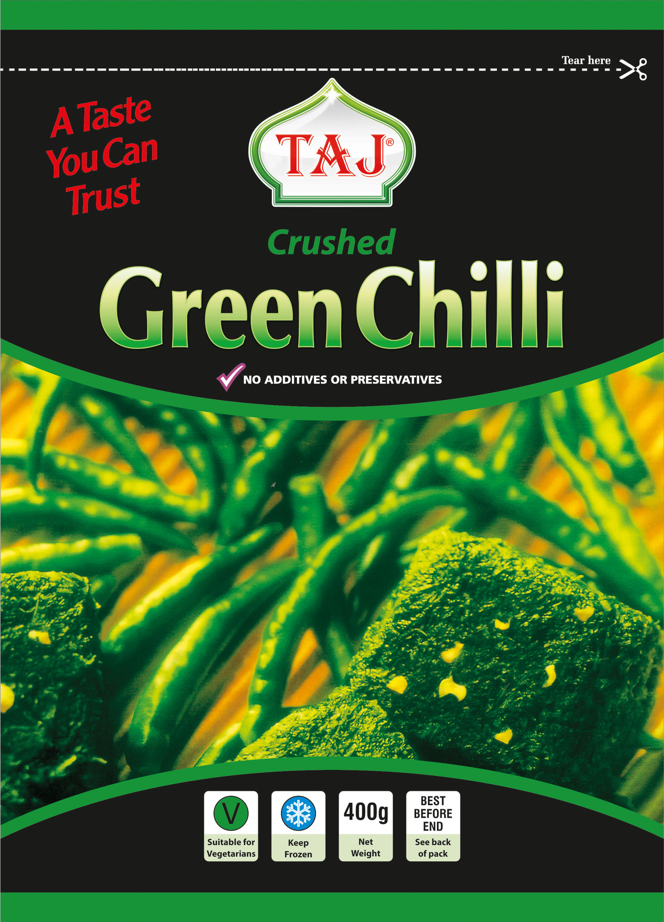 Taj Crushed Green Chilli