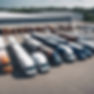 multiple commercial vehicles in front of a warehouse setting.jpg