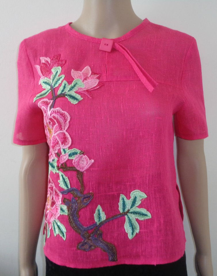 Women's linen blouse