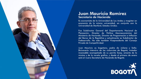 Nuevo Gabinete #Bogotá Secretario de Hacienda