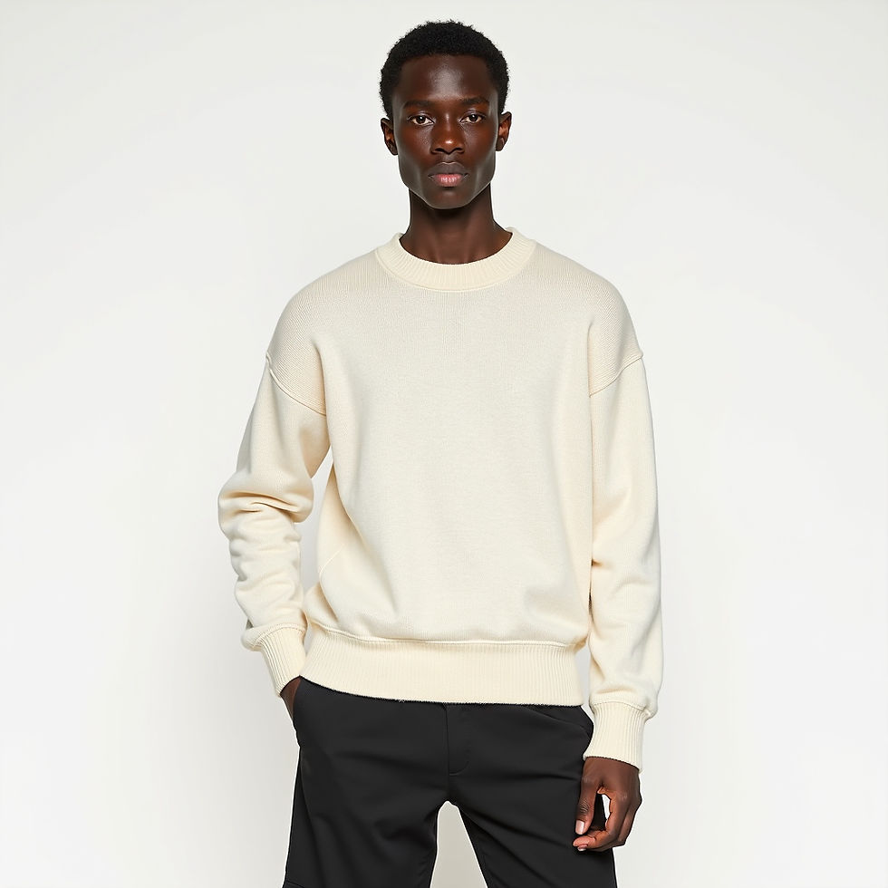 Minimalist Crewneck Sweater