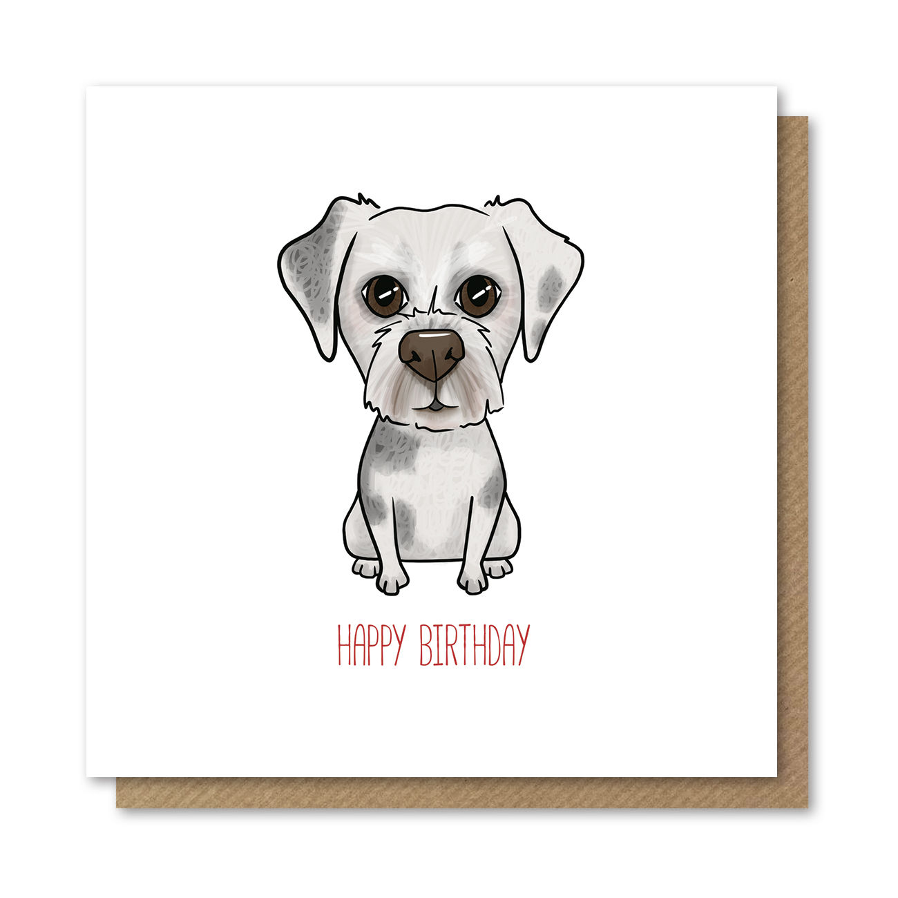Old English Sheepdog Birthday Card
