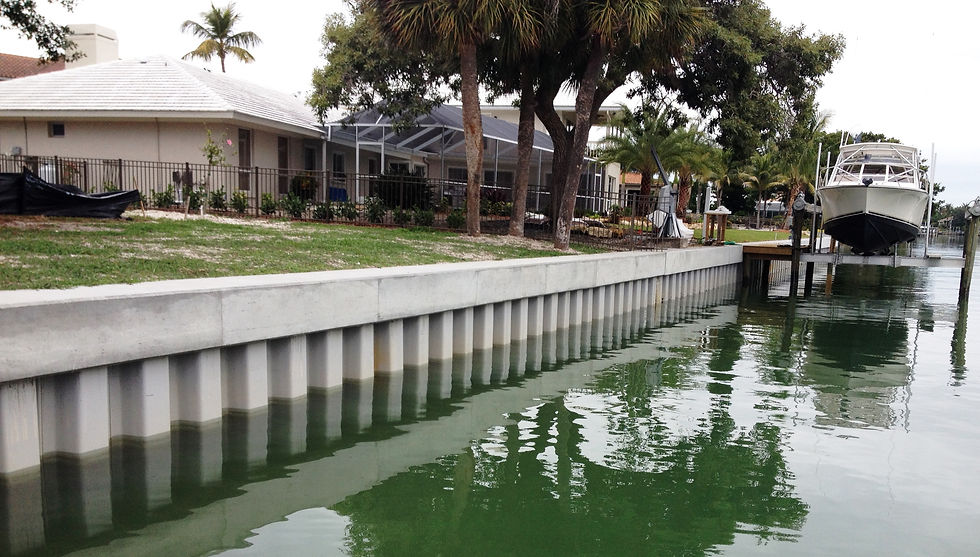 New Seawall, Bird Key, FL