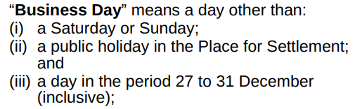 REIQ Contract standard Term 1.1(h)
