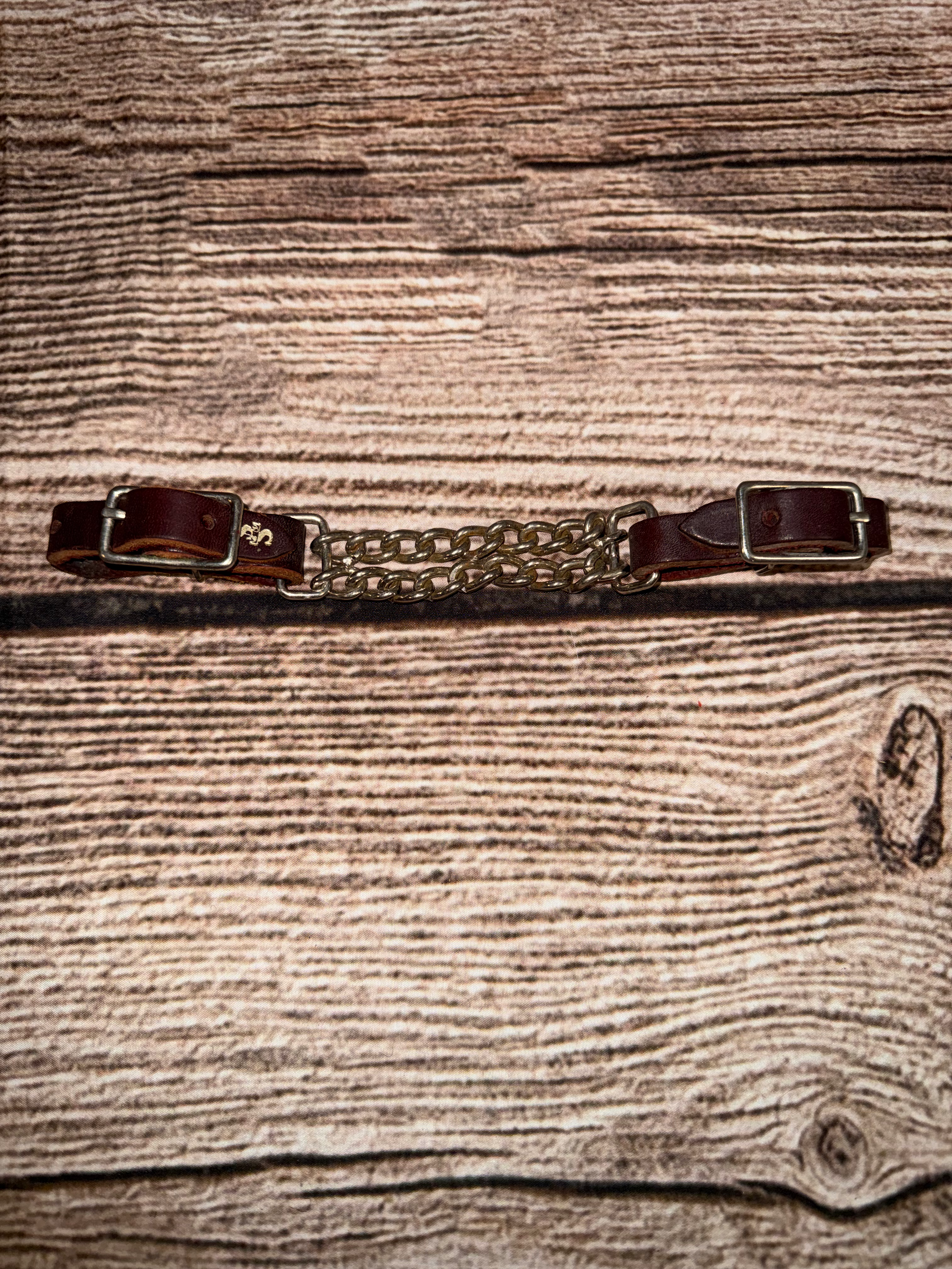 Smith Tack Shop Leather Curb Chain