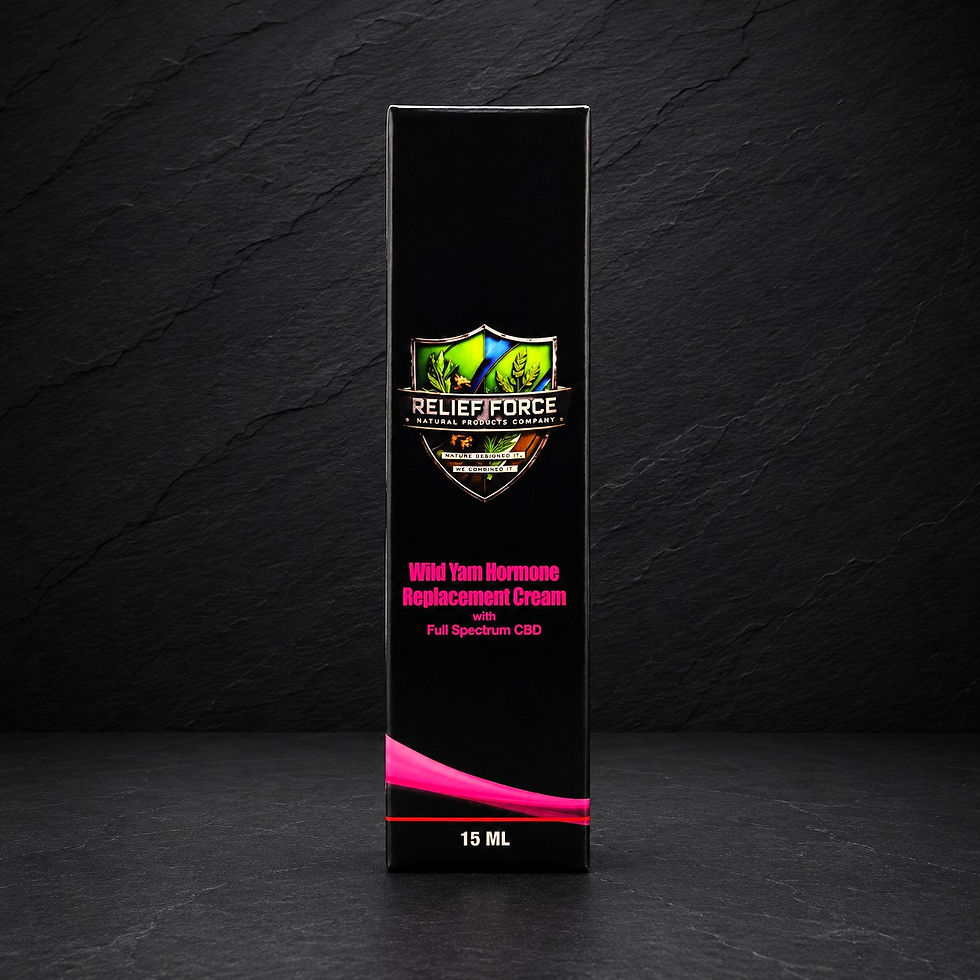 Thumbnail: Wholesale Relief Force Wild Yam Hormone Replacement Cream w/ CBD 15ml
