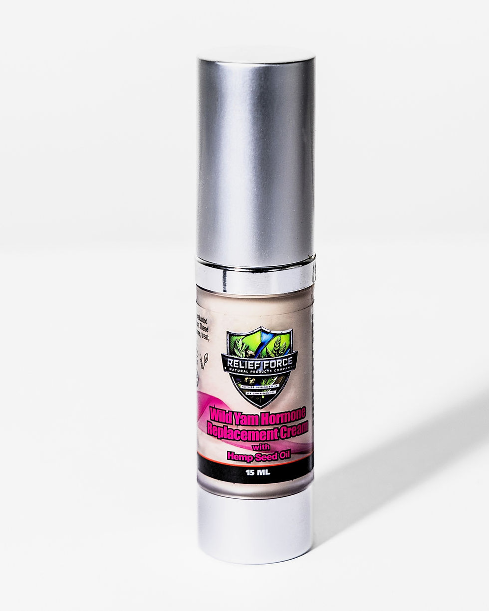 Thumbnail: Relief Force Wild Yam Hormone Replacement Cream w/ Hemp 15ml